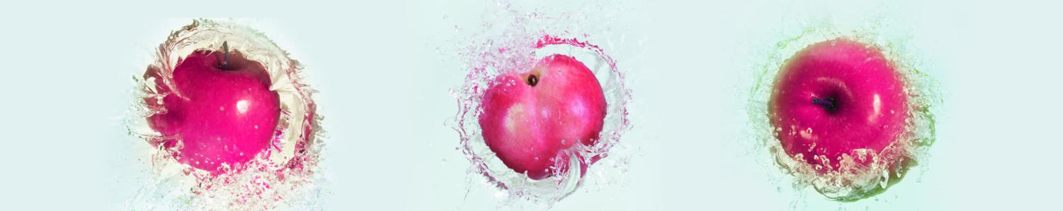 Изображение скинали, яблоки, вода, брызги