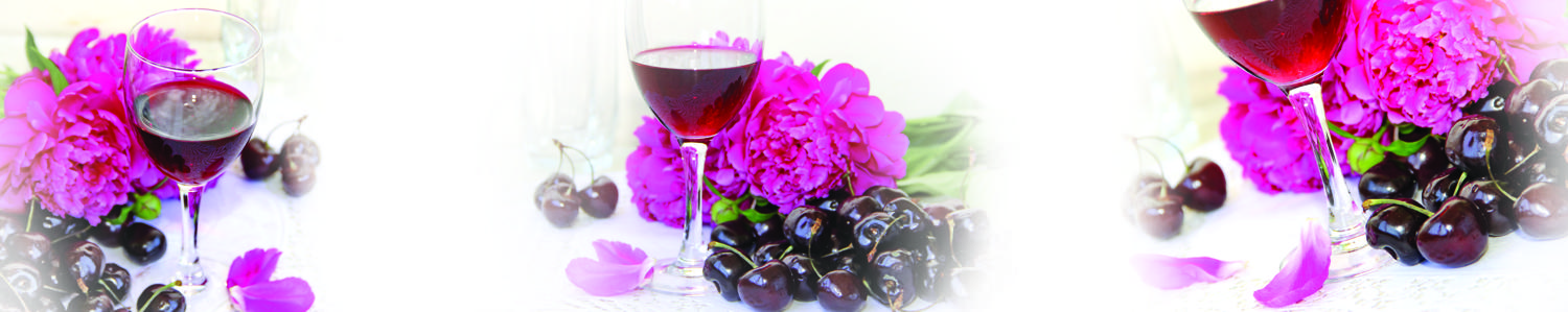 Изображение скинали, цветы, вишня, бокал, пионы, вино