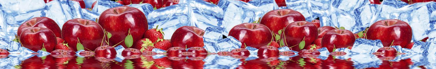 Изображение скинали, лед, вишня, яблоко, фрукты