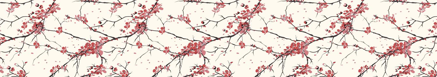 Изображение скинали, цветы, сакура