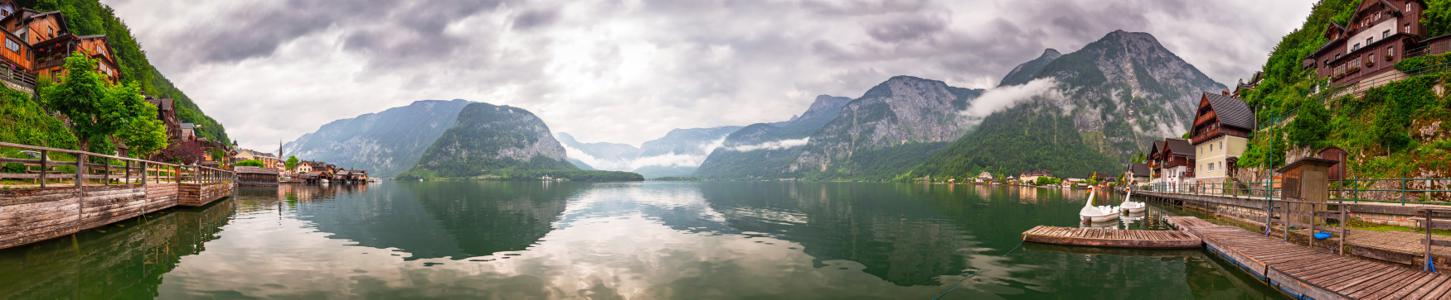Изображение скинали, природа, озеро, горы, норвегия