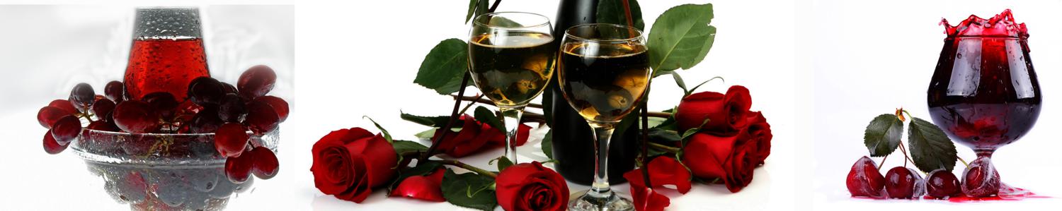 Изображение скинали, цветы, роза, виноград, бокал, вино, красная