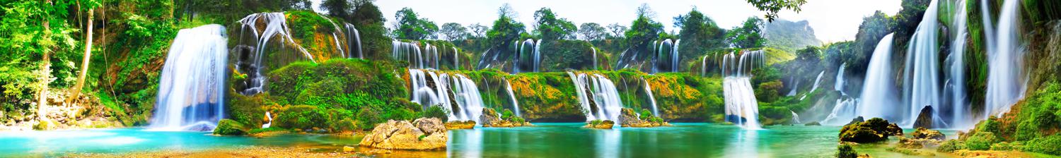 Изображение скинали, природа, водопад, панорама, вьетнам