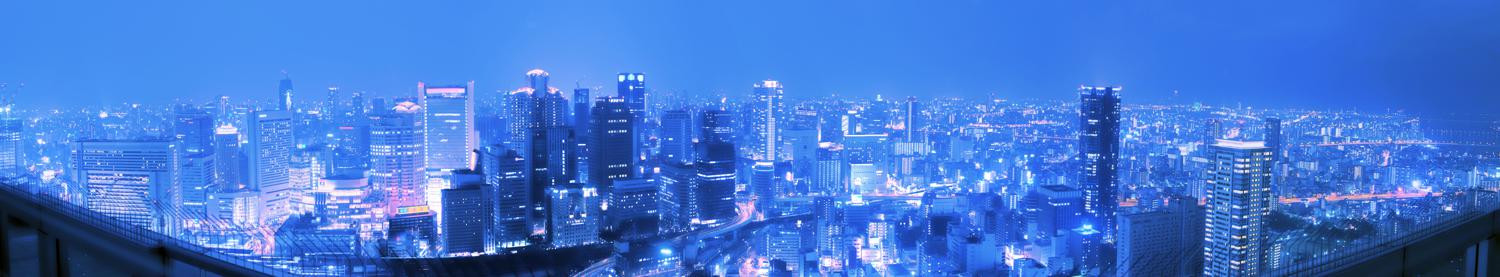 Изображение скинали, город, ночной, панорама, токио